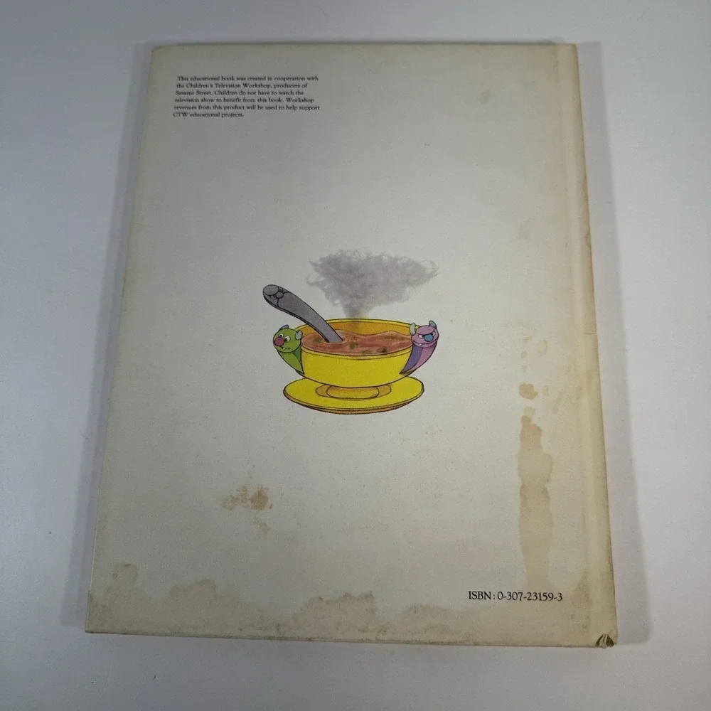 Sesame Street Hardcover Books Lot 2 Sesame Street Word Book & The Runaway‎ Soup